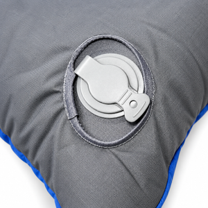 The Lite Pillow (Blue & Burnt Orange)